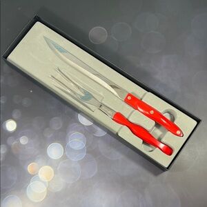 Cutco Carving Set - 9" Carver and Carving Fork - NEW with engraved “ LINK “